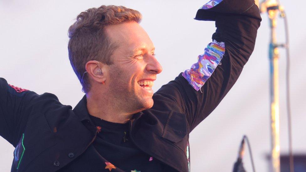 Chris Martin from Coldplay