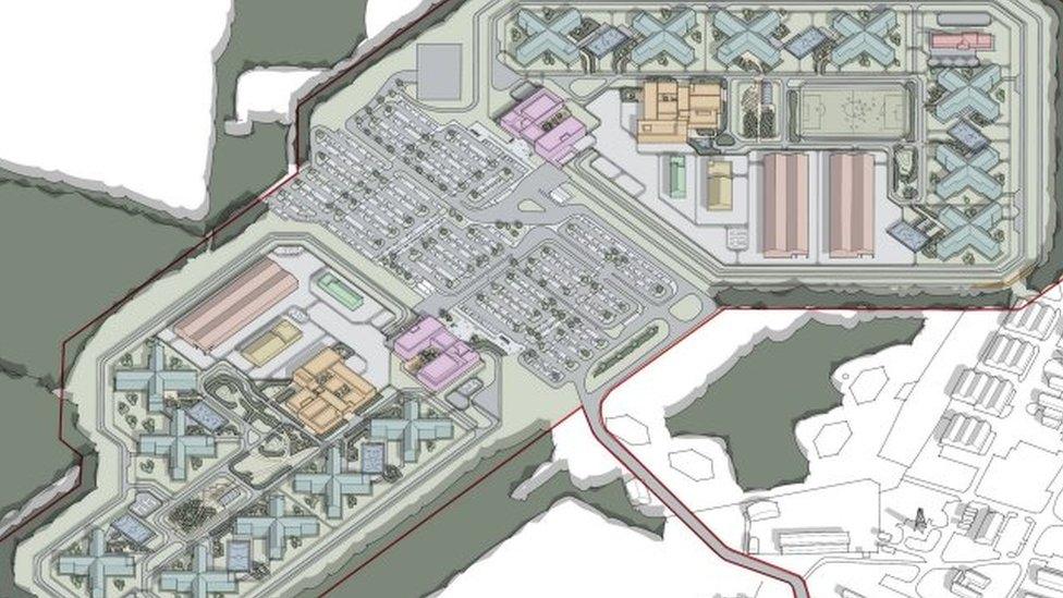 Proposed jails in Braintree