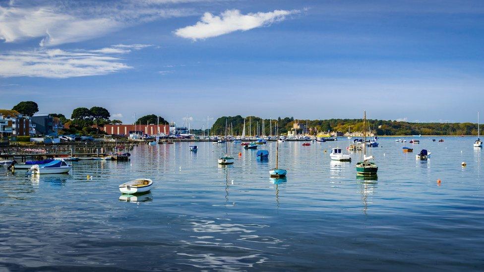 Sandbanks in Dorset