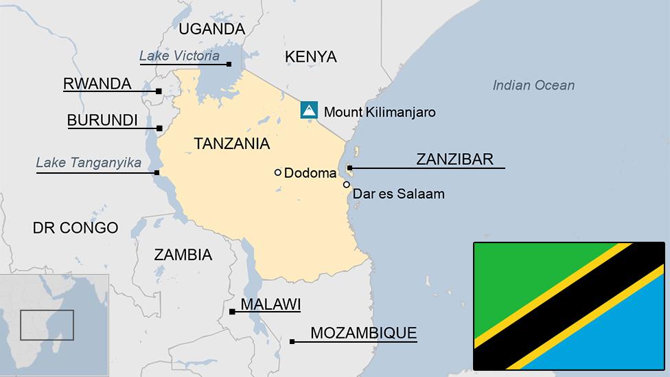 Map of Tanzania