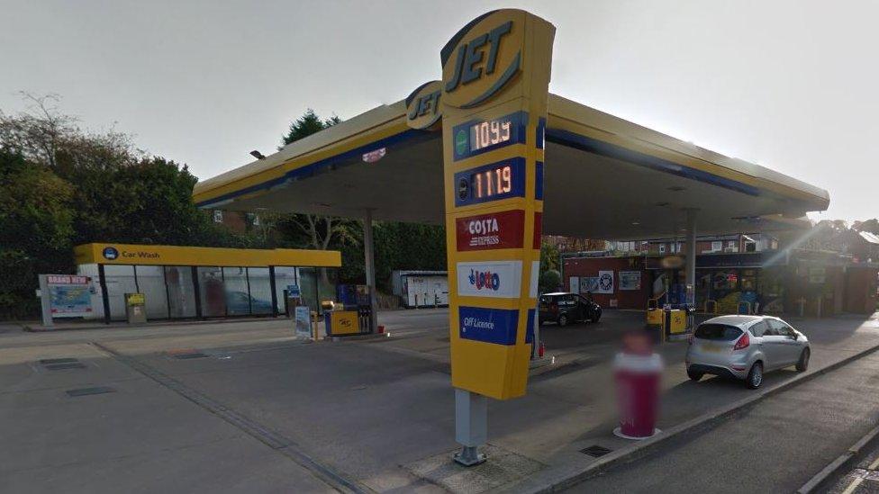 Jet petrol station, Park Road, Barnsley