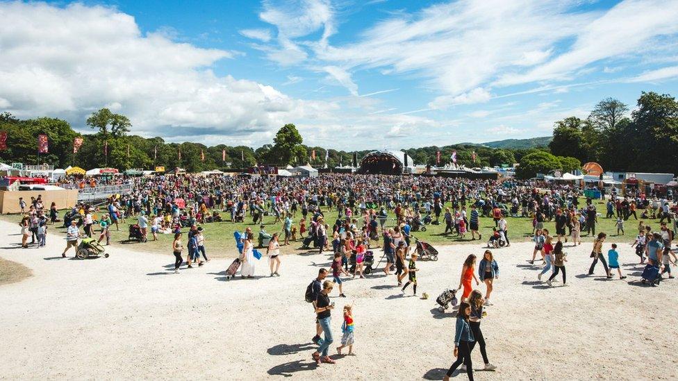 Crowds at Camp Bestival