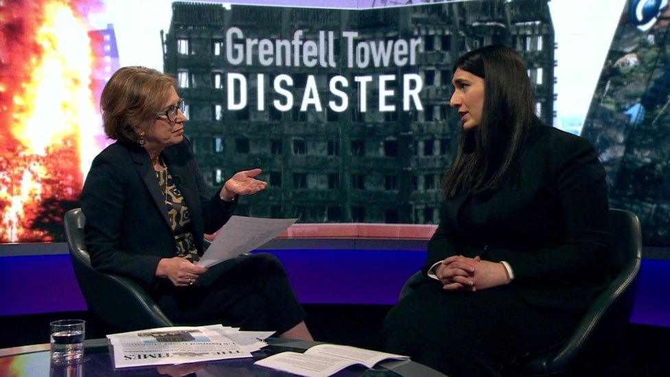 Sophie Khan on Newsnight