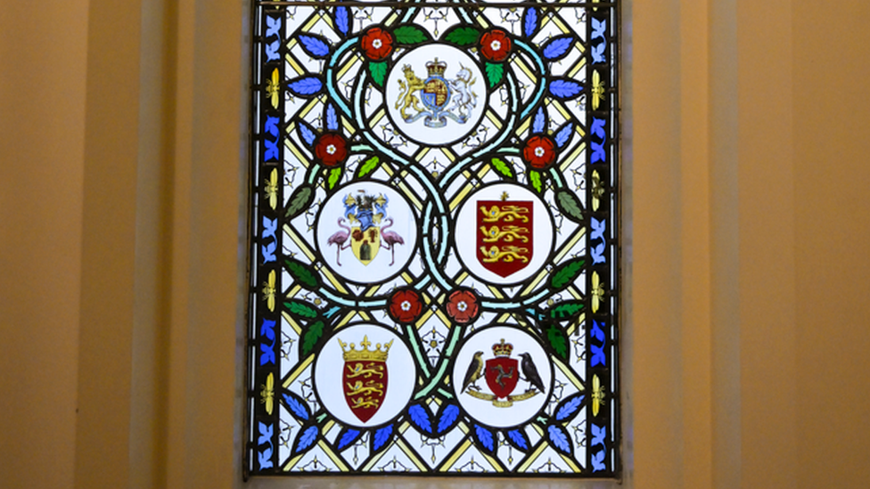 Stained glass window