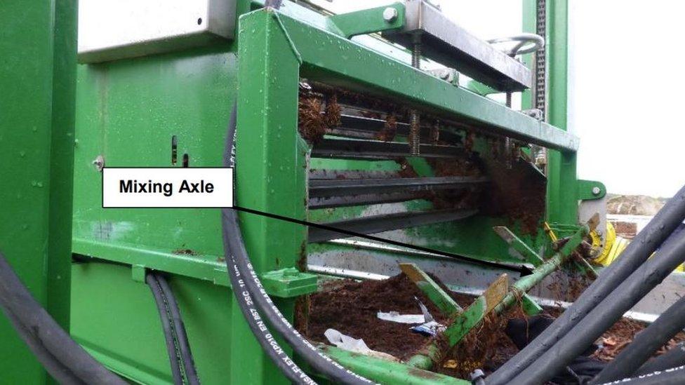 Mixing Axle at Hughes Mushrooms