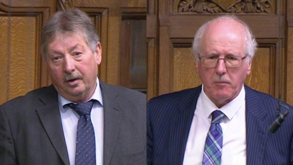 Sammy Wilson and Jim Shannon