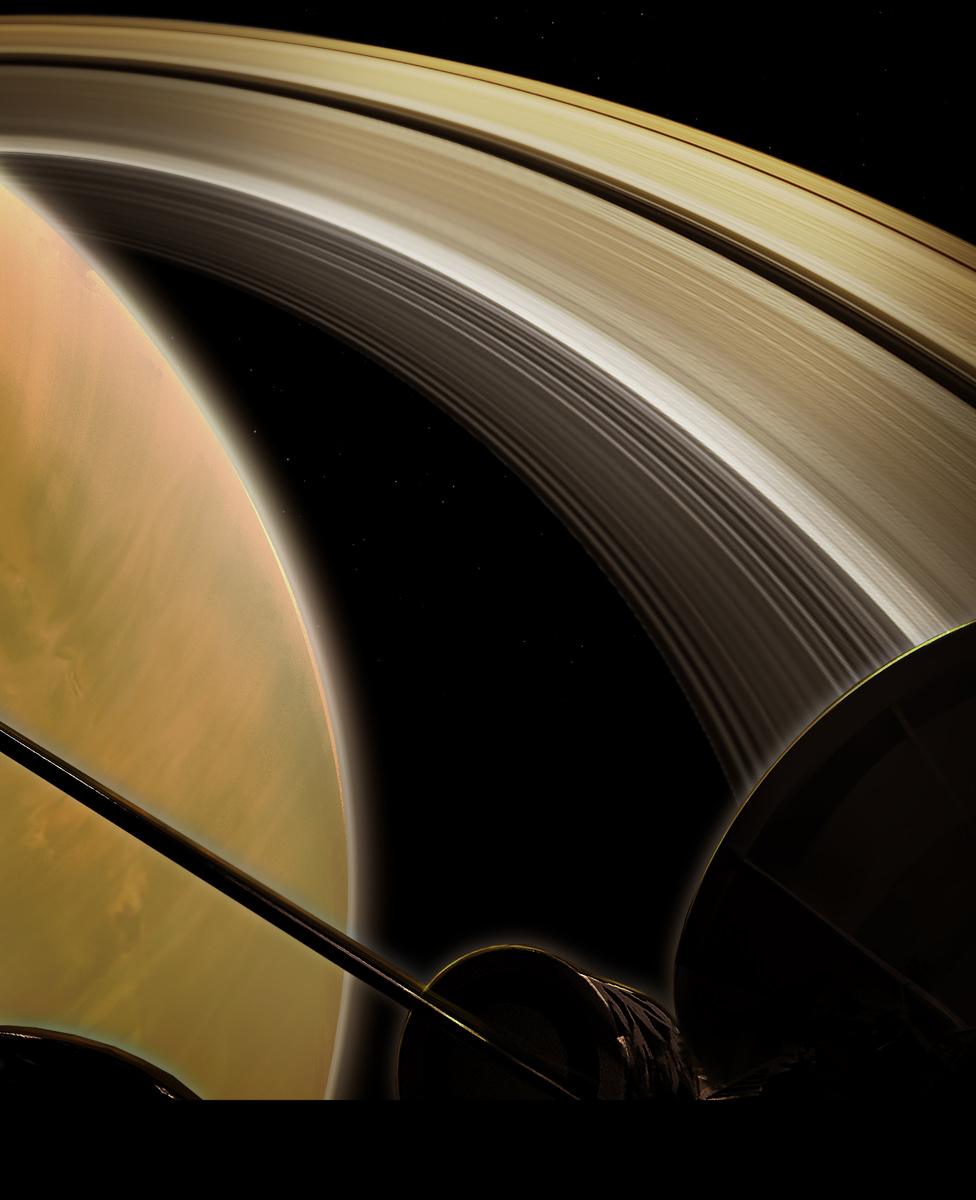 Artwork: Cassini will run the gap between the planet and the rings on 22 occasions