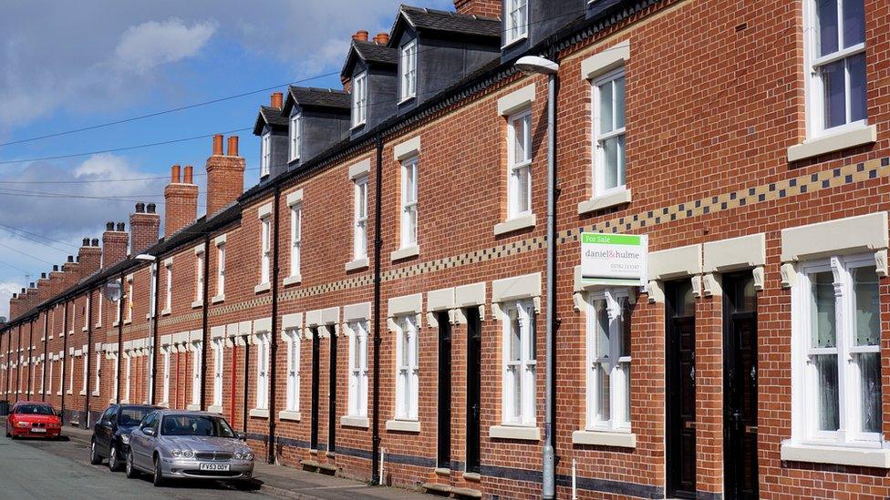 row of houses