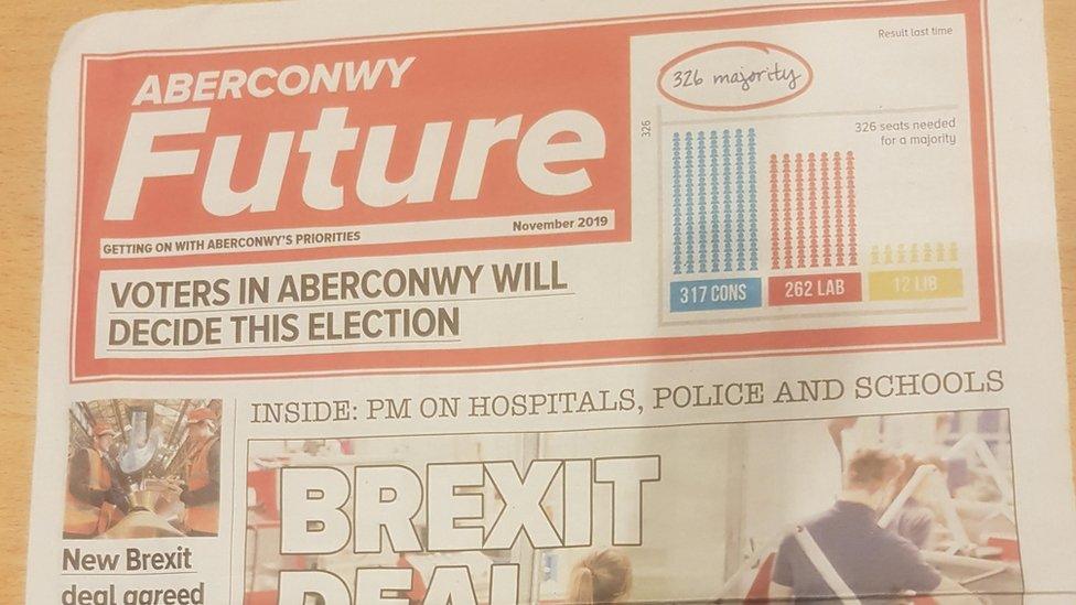 'Aberconwy Future' leaflet produced by the Conservative Party