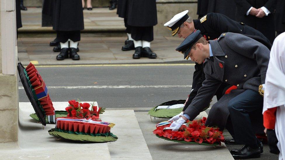 Prince William and Prince Andrew