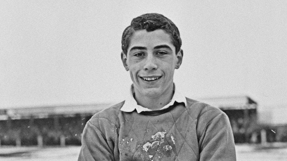 Peter Shilton of the English Schools' Football Association (ESFA) team, UK, 3rd April 1965. He went on to play for the England team. (Photo by Evening Standard/Hulton Archive/Getty Images)