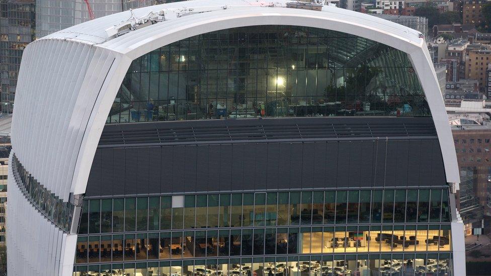 The Walkie Talkie, part of the Canary Wharf Group