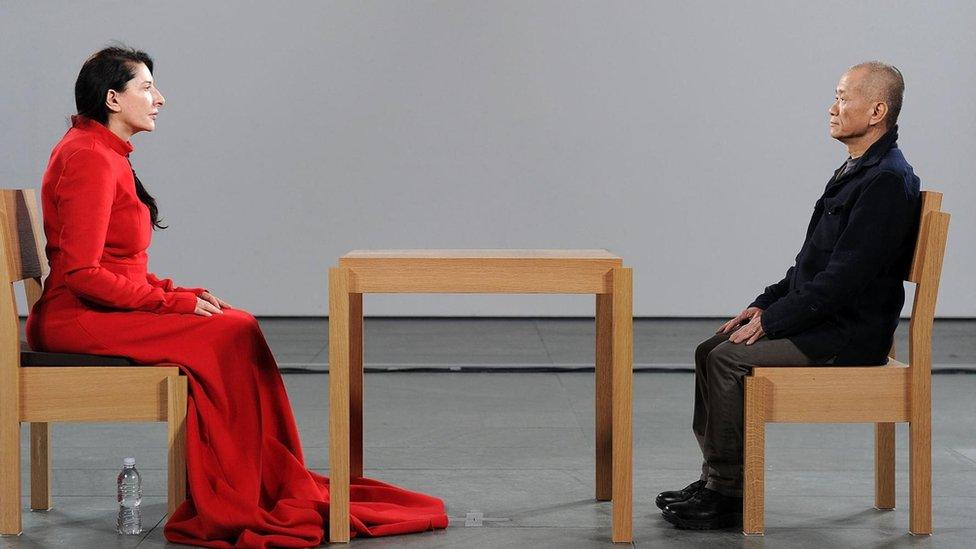 Marina Abramovic in The Artist Is Present