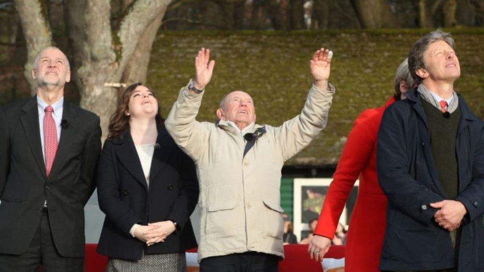 Tony Foulds at the flypast