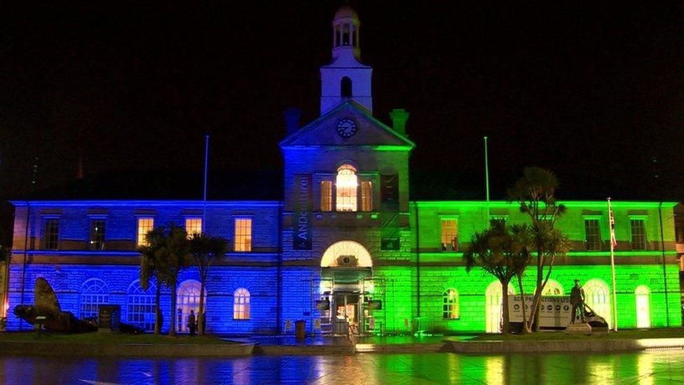 Newtownards town hall building