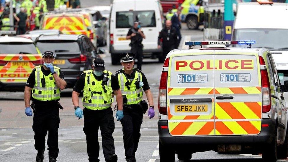 Police at West George Street