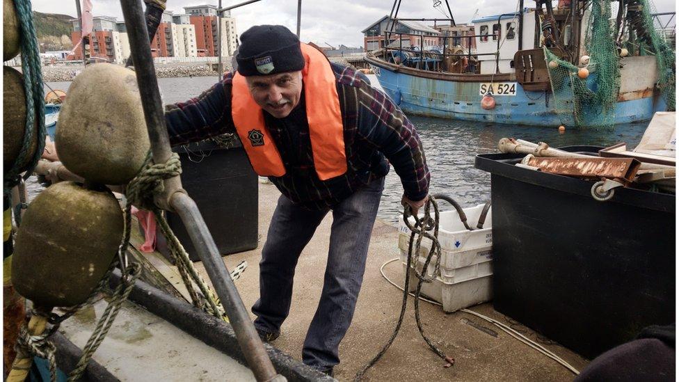 Kevin Denman of The Welsh Fishermen's Association