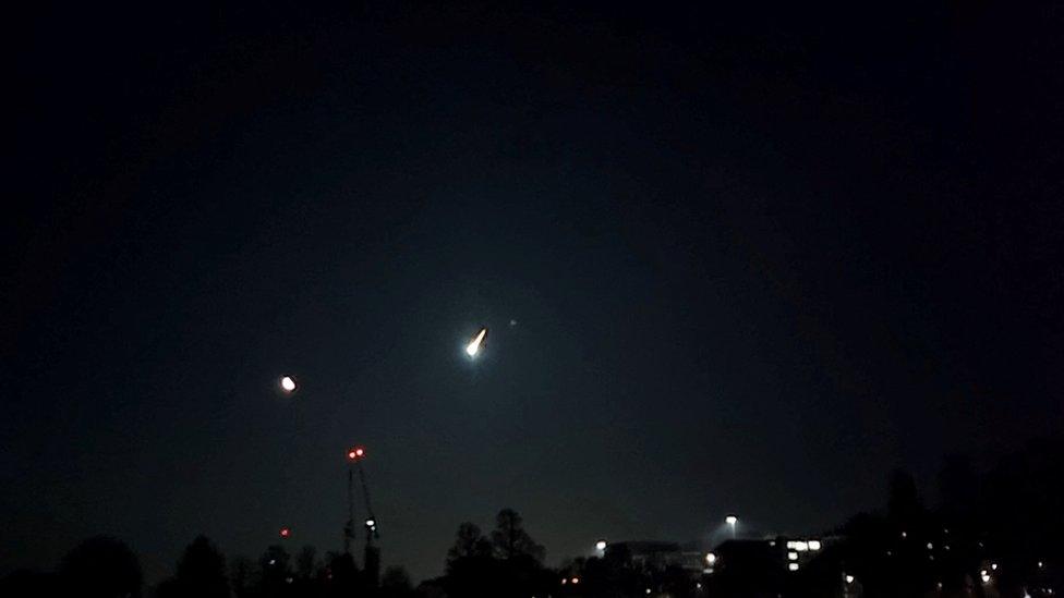 Asteroid above Brighton