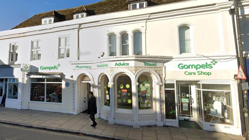 Gompels pharmacy, Melksham High Street