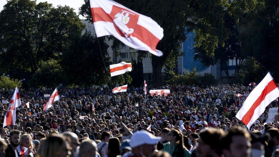 Protests in Belarus in 2020