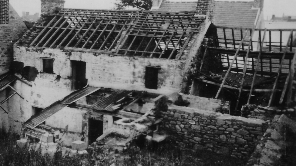 Houses in Alderney after the occupation