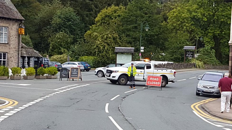 A466 at Tintern