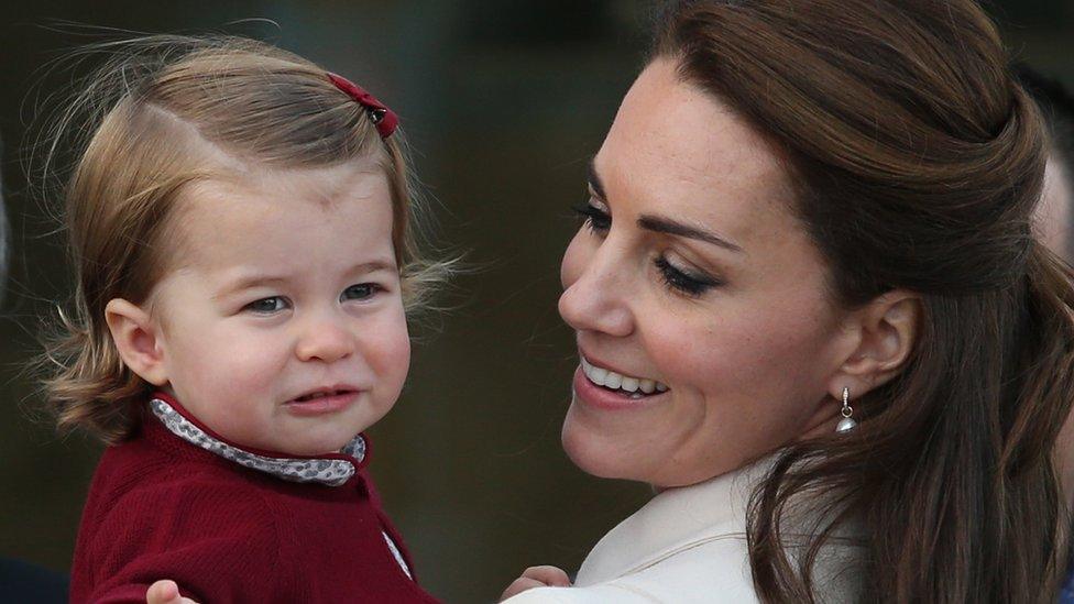 Princess Charlotte and her mum The Duchess of Cambridge