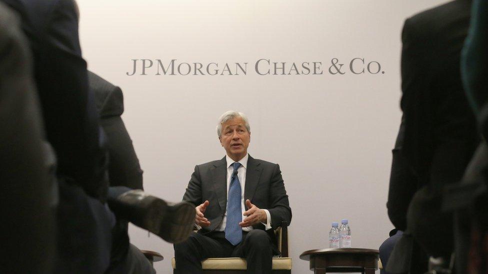 Jamie Dimon chief executive of JP Morgan Chase