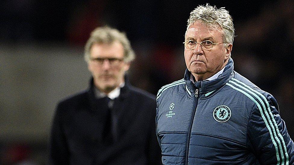 Chelsea manager Guus Hiddink