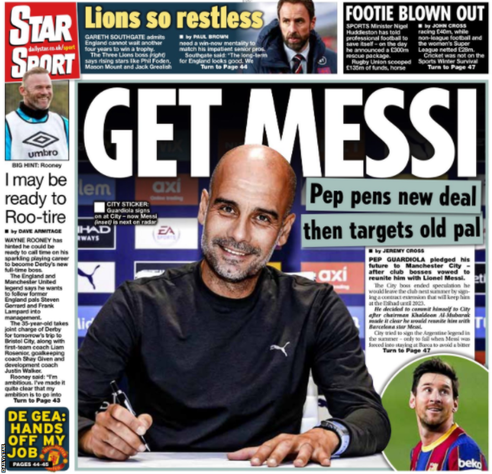 Daily Star back page