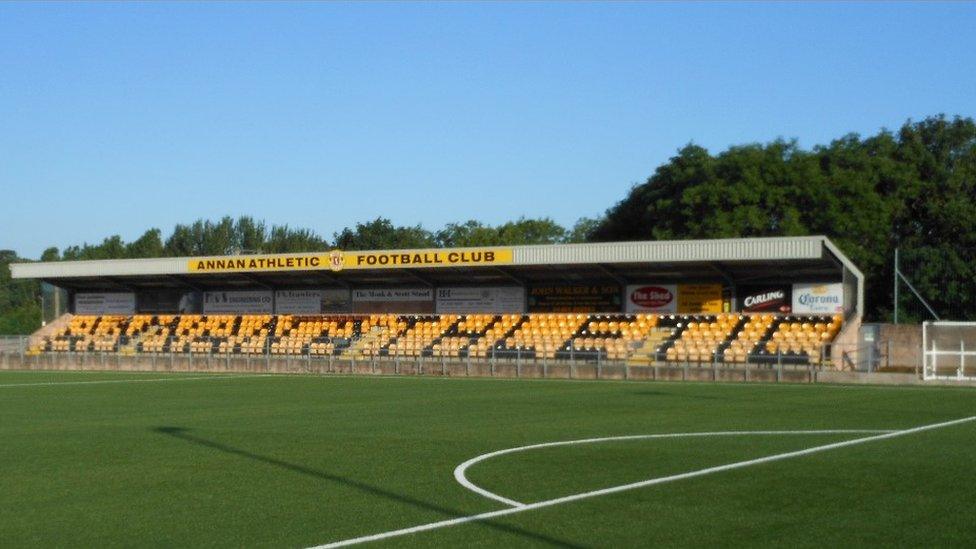 Annan Athletic Football Club ground