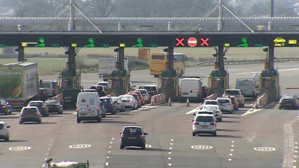 Severn toll booths