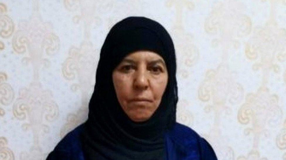 Turkish officials have released an image of Rasmiya Awad - believed to be one of the sisters of the ex-IS leader