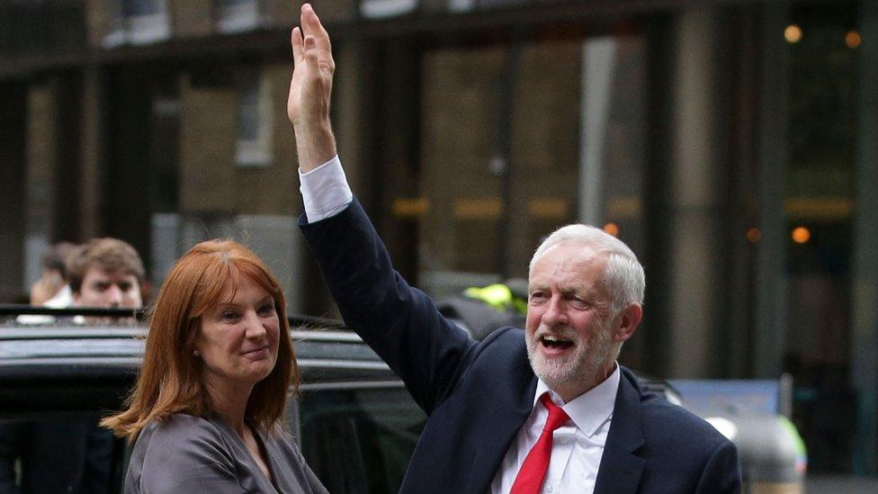 Karie Murphy and Jeremy Corbyn