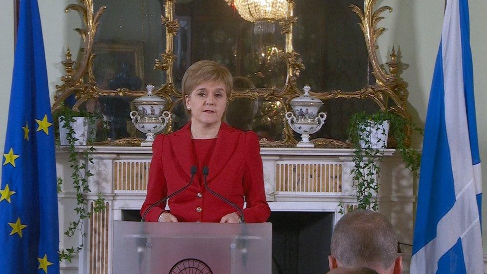 Scottish first minister Nicola Sturgeon