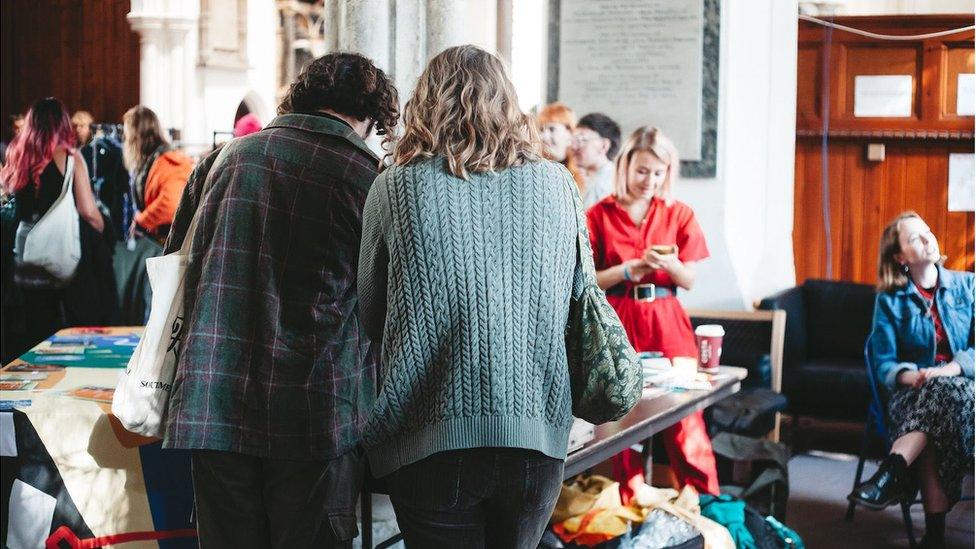 Vintage clothing fair at The Church