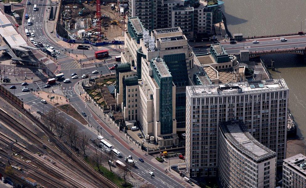 MI6 headquarters in London