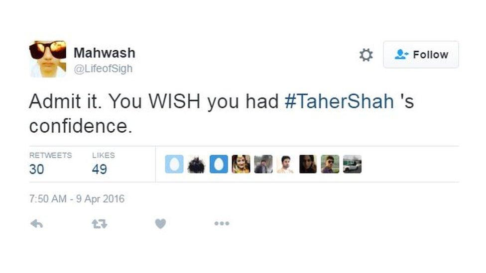 Admit it you wish you had #TaherShah's confidence