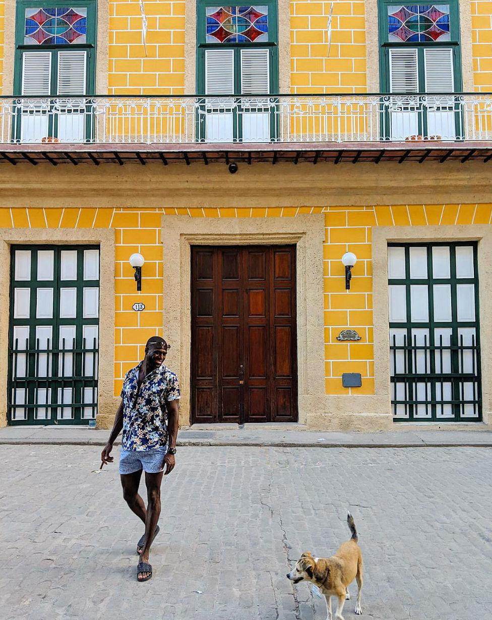 Kojo Brown seen in Cuba's capital Havana.