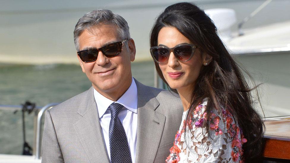 George and Amal Clooney