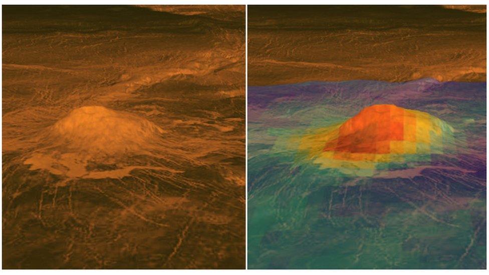 volcano on venus