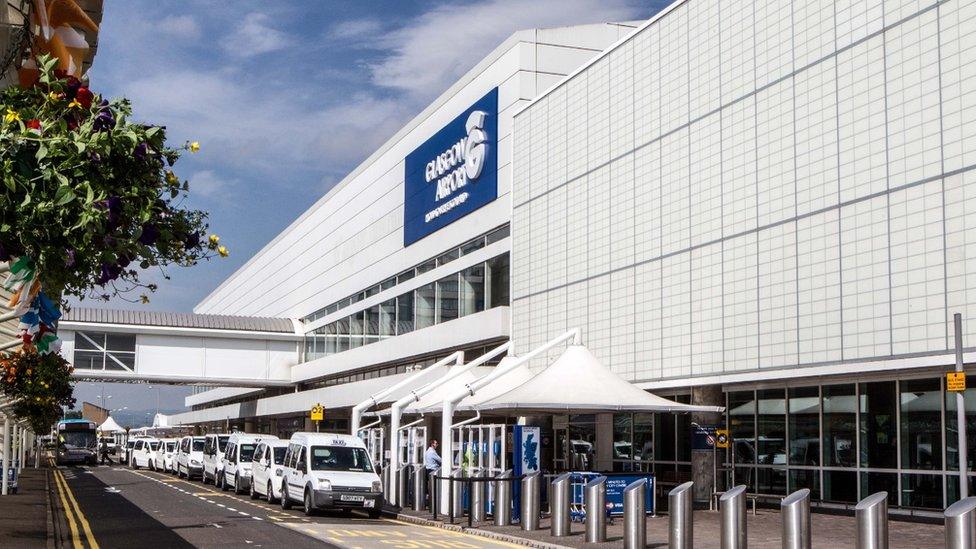 Glasgow Airport terminal building