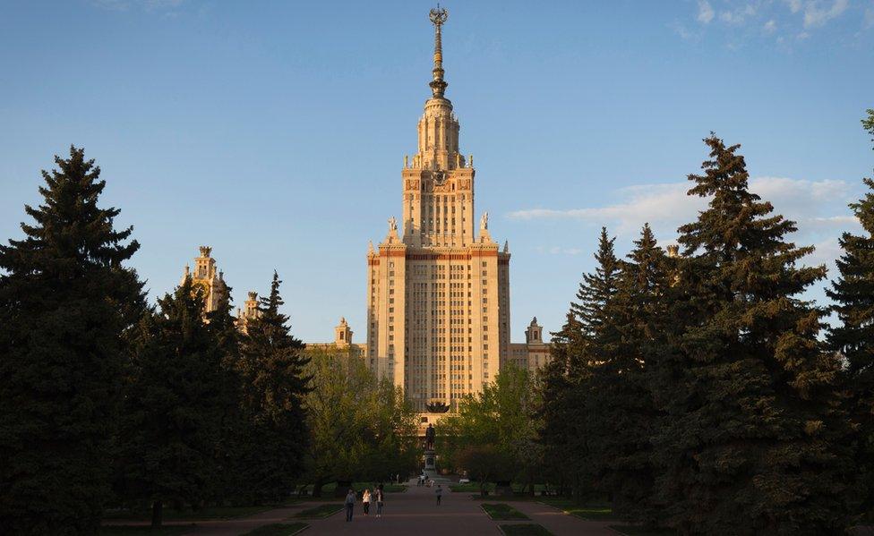 Moscow State University's main building