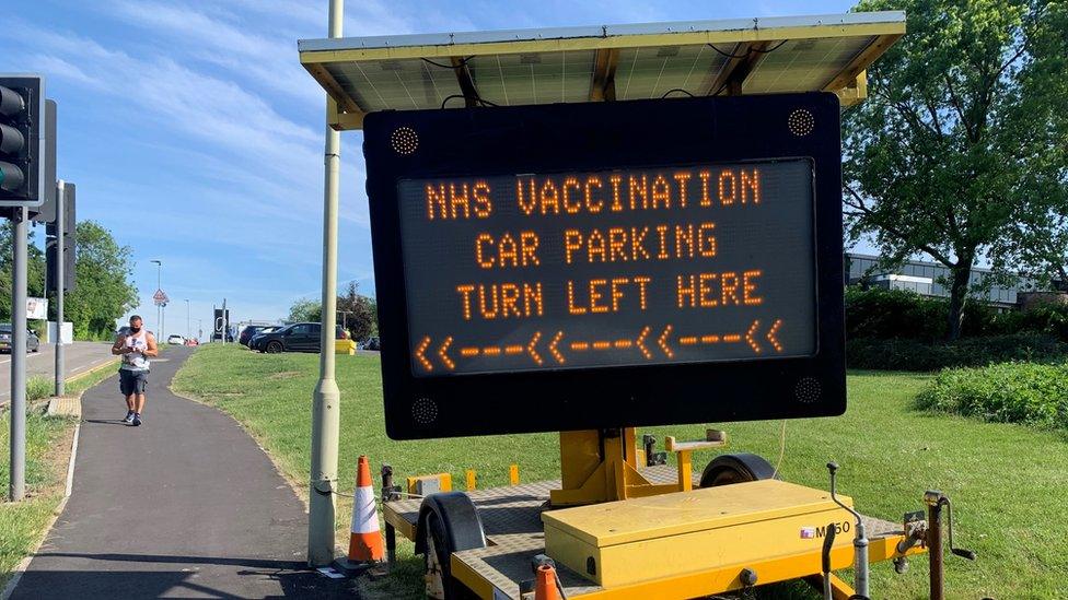 Vaccination sign