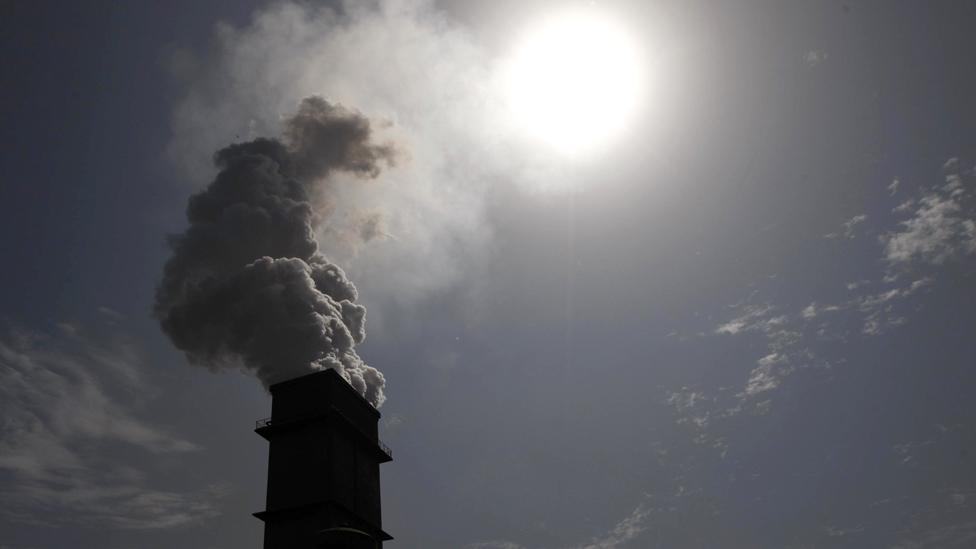 Coal fired power station in Huaibei, in east China's Anhui province, 2011