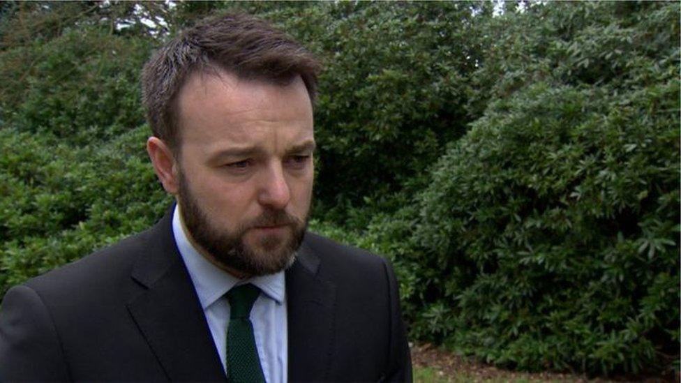 SDLP Leader Colum Eastwood