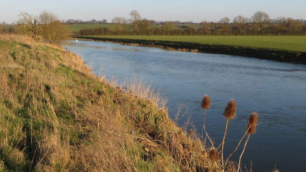 River Great Ouse heading for Olney