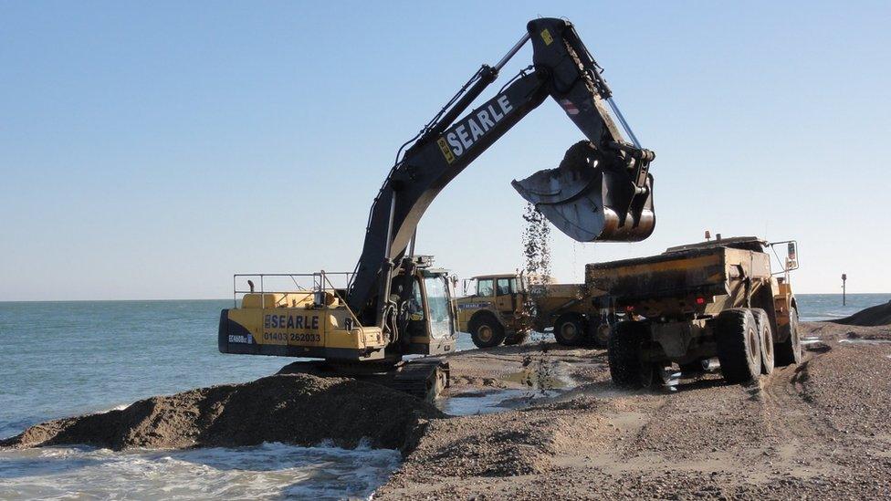 Beach replenishment