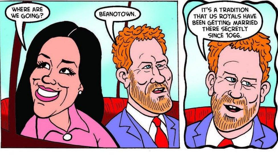 Beano with Meghan Markle and Prince Harry