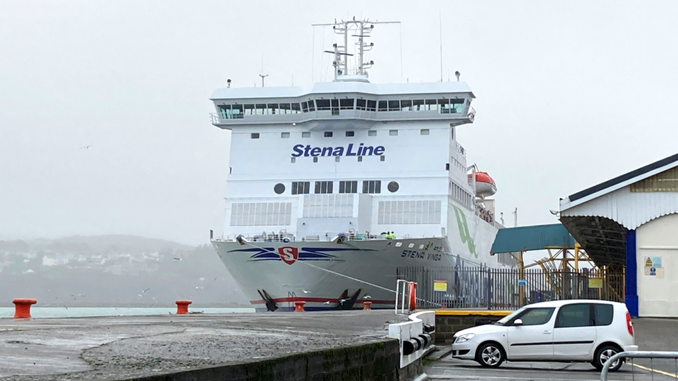 Stena Vinga at Fishguard